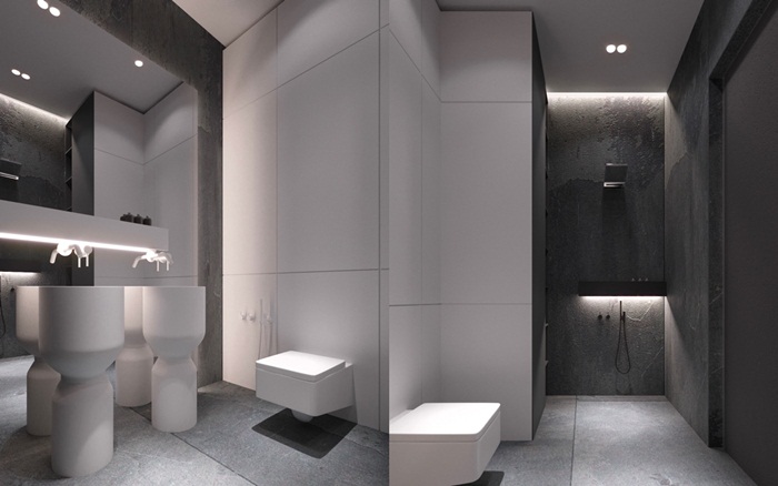 Modern banyo dekorasyon ve tasarım modelleri