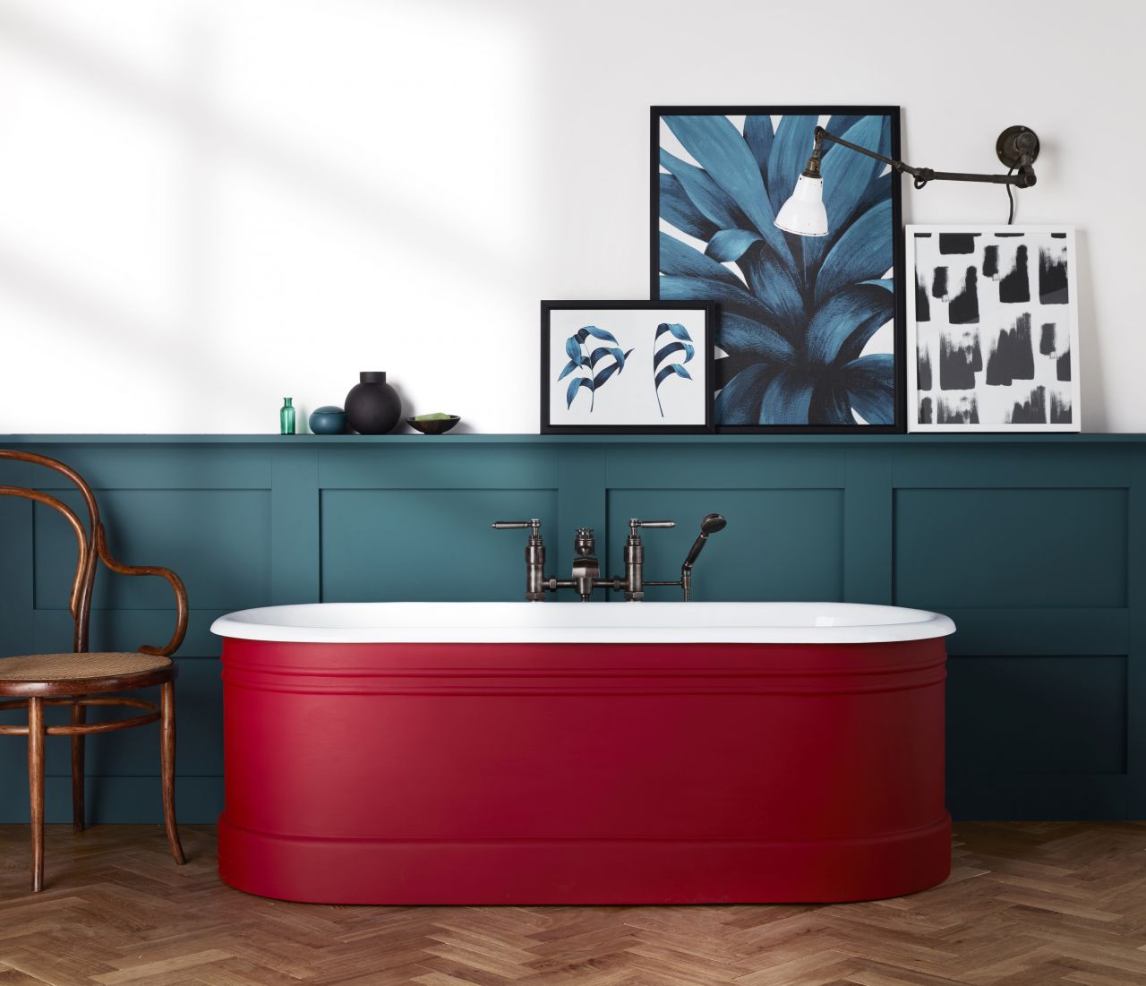 11 renkli banyo tasarım fikirleri